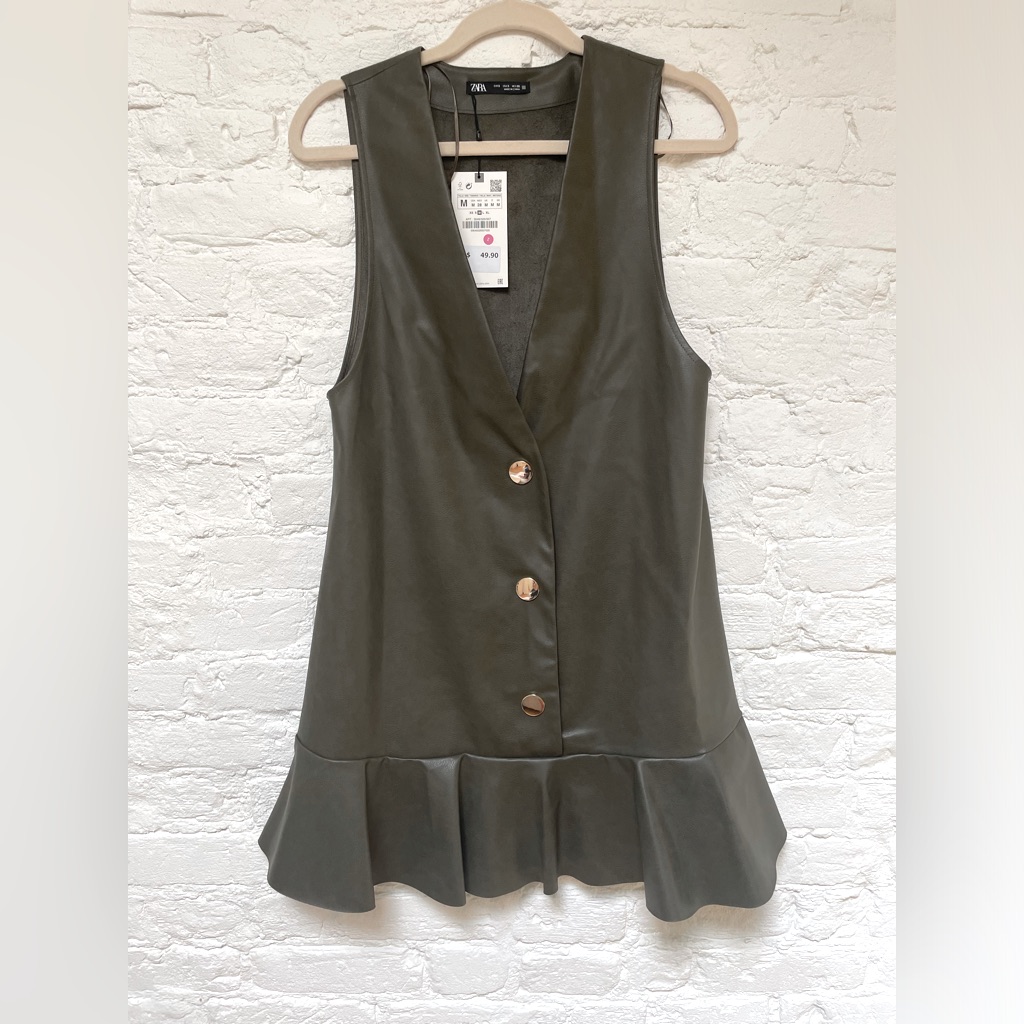Zara Army Green Jumper